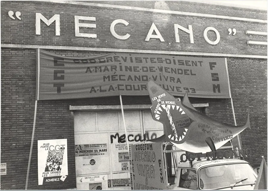 Grève à Mécano, La Courneuve, en 1976