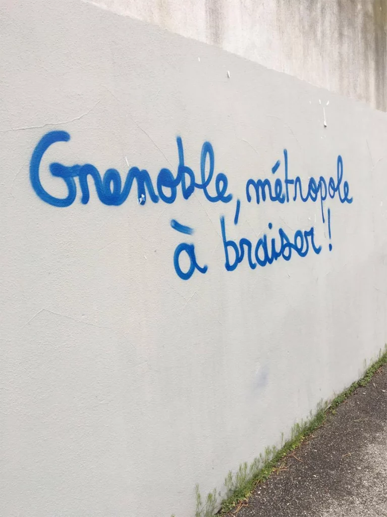 « Grenoble, métropole à braiser ! », Grenoble, 2017. [larueourien]