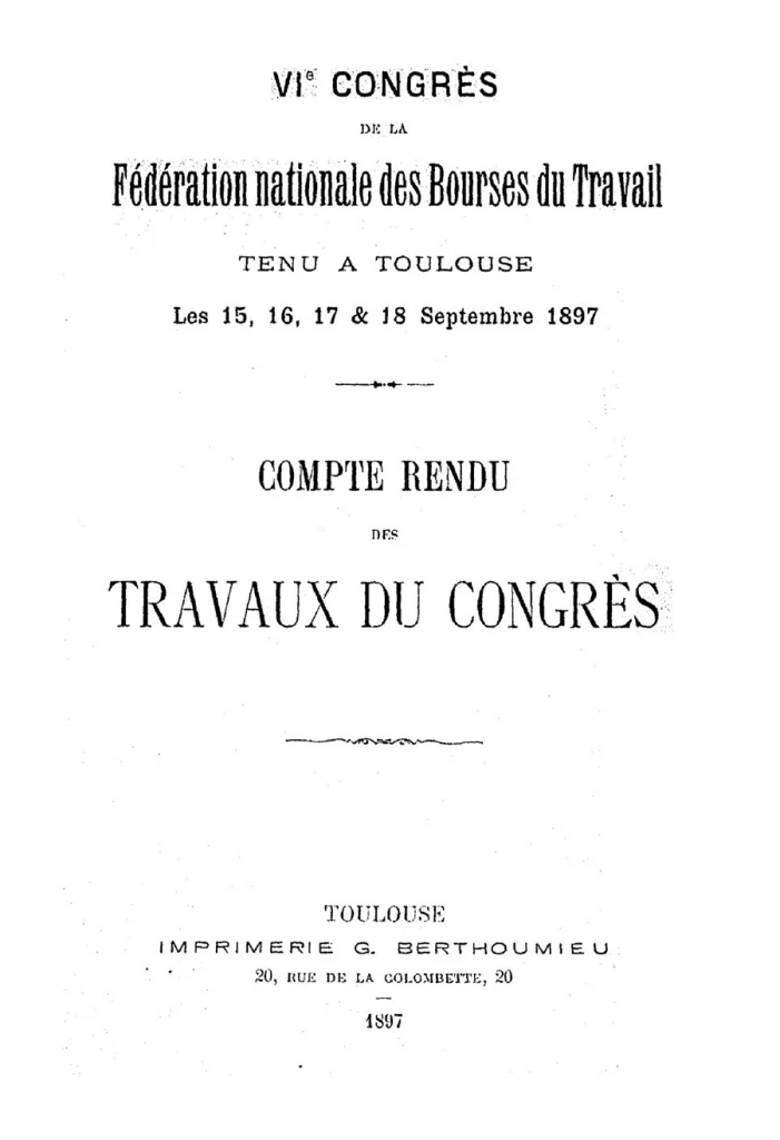 Les Unions locales, une vieille histoire… [Coll. CM]