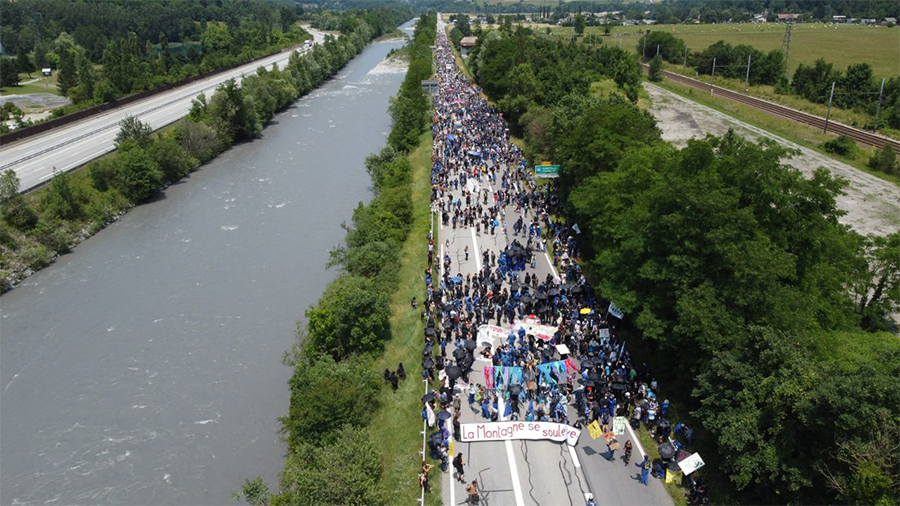 : La manifestation de juin 2023. [SUD-Rail]