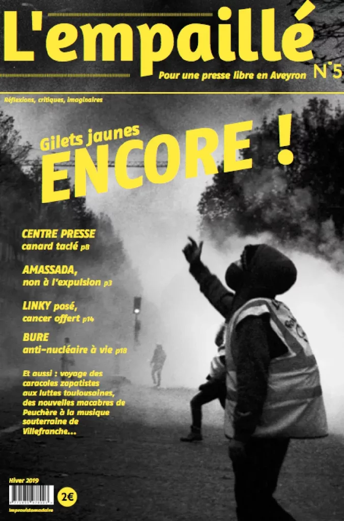 Un numéro (5) de la première série, « pour une presse libre en Aveyron ». [DR]