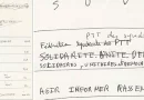 Décembre 1988, réflexion collective sur le nom de l’organisation. A noter parmi les idées « Fédération syndicale PTT SOLIDAIRES ». [DR]