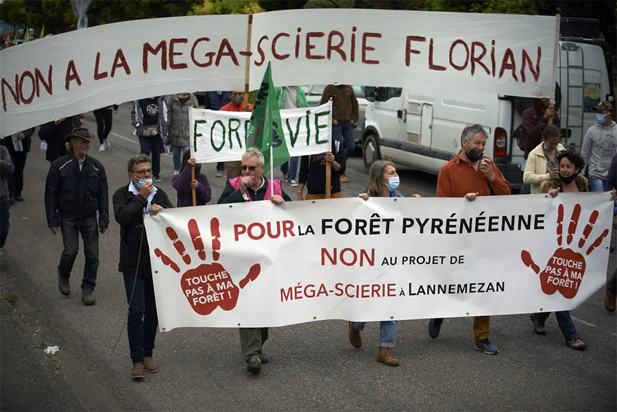 Manifestation du collectif. [TPMF-Pyrénées]