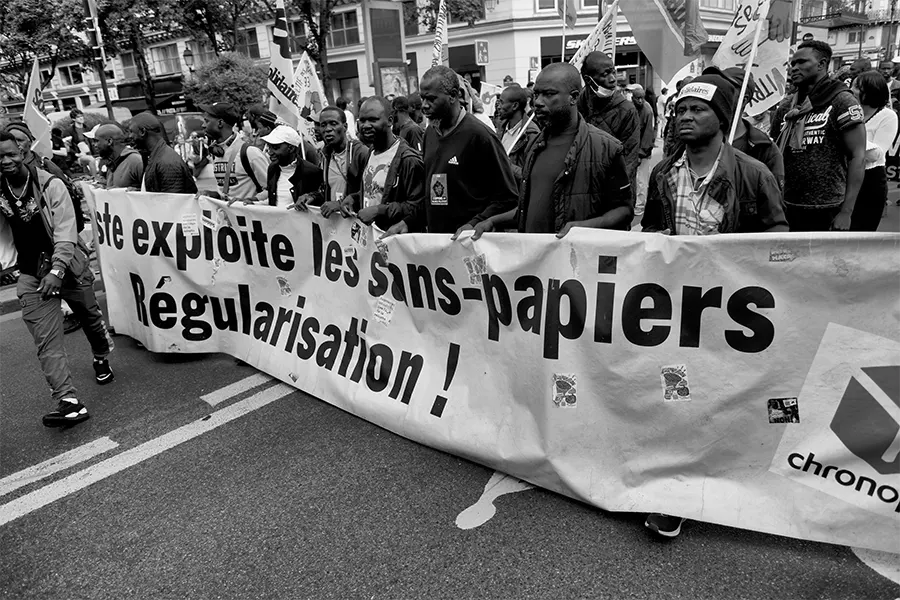 Manifestation pour le droit au logement, le 30 septembre 2023 à Paris. [Serge D’Ignazio]