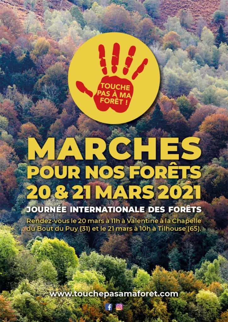 Une des marches pour la forêt, en 2021. [TPMF-Pyrénées]