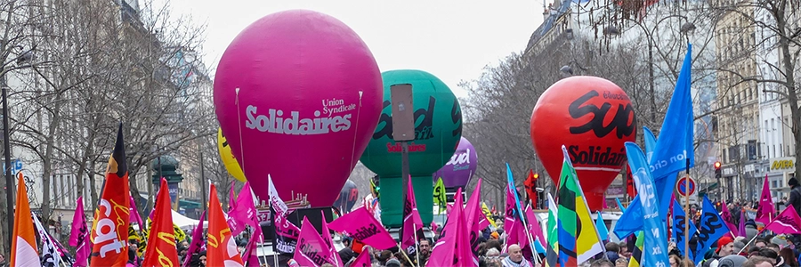 19 janvier 2023 : dans la manifestation parisienne. [DR]