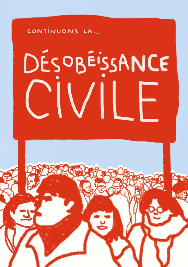 Dessin de Marie Maroilleau. [www. formesdesluttes.org]