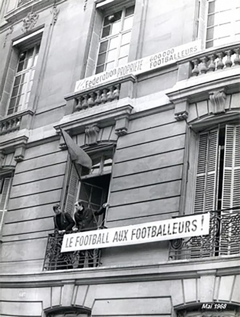 Mai 68, l'occupation de la Fédération française de football. [DR]